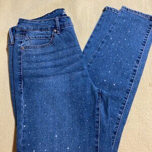 WOMENS  SEVEN 7 SLIM ANKLE HIGH RISE SKINNY JEAN WITH STUDS